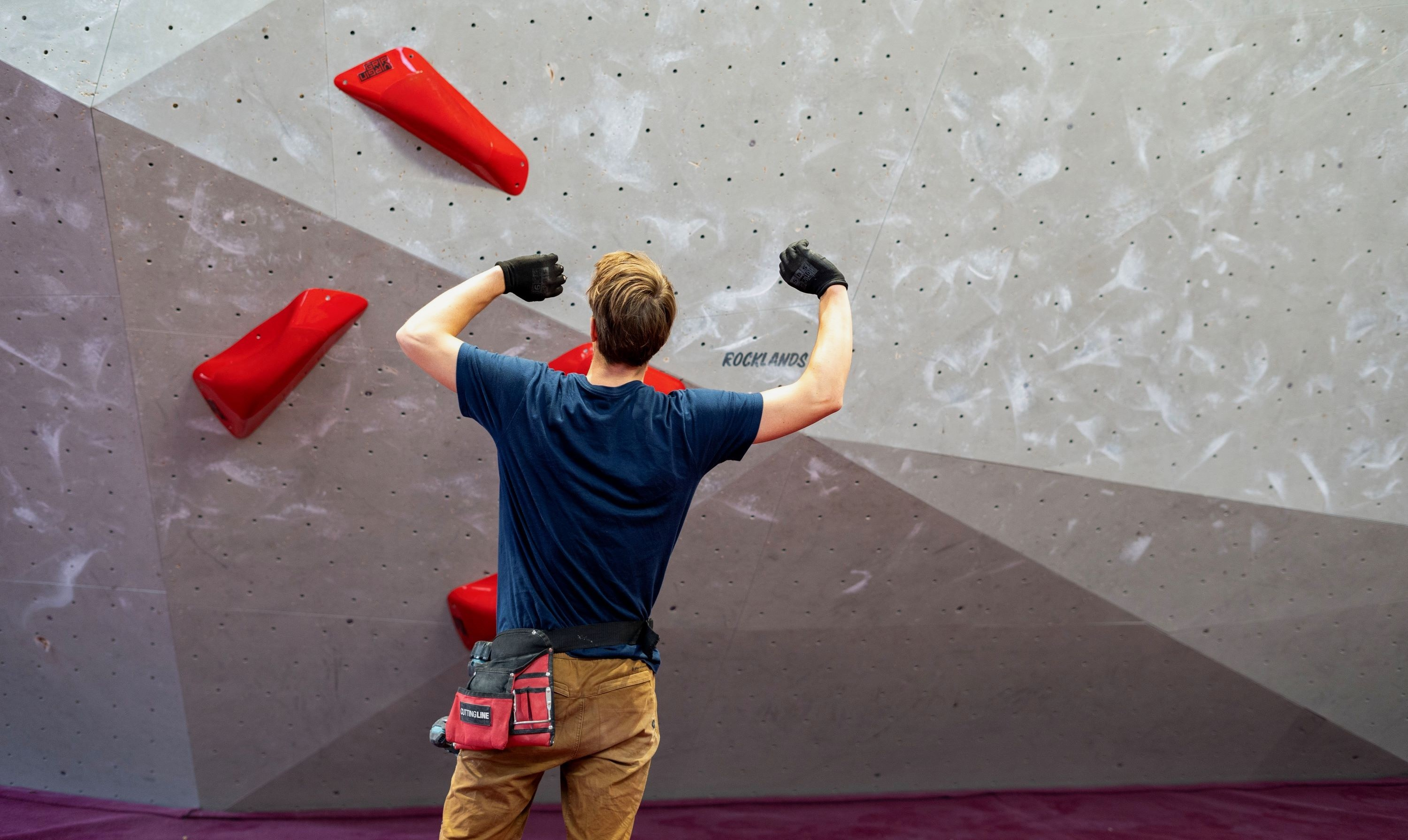 Routenbau Lucas Horch – Routenbau in der Kletterhalle